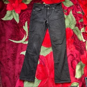 Levis 505 Womens Straight Leg Mid Rise Jeans Size 8m